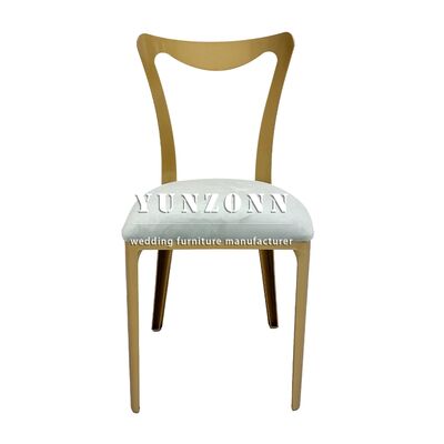 Good price Royal Chairs Events Wedding Party Metal Stainless Steel Dining Room Furniture Modern online
