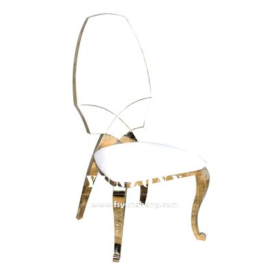 Good price New Style Wedding Event Furniture High Back Metal Stainless Steel Banquet Party Wedding Dining Chairs for Events online