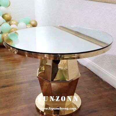 Good price Gold Stainless Steel Cake Stand for Weddings Events Hotel Furniture & Party Decorations for Dining Living Room Outdoor Use online