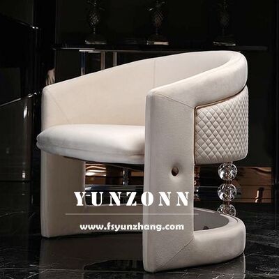 Good price Modern Comfortable Nordic Style Crystal Back Sofa Lounge Armchair Lounge Chair Living Room Velvet Upholstery Armchair online