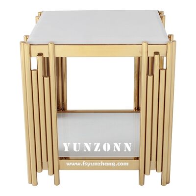 Good price Contemporary Modern Nordic Square Coffee Table Simple Living Room End Side Dining Room Furniture with Steel Frame Metal Material online