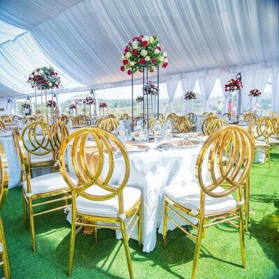 Good price Modern Stainless Steel Dining Chair for Apartment Hotel Wedding Events Outdoor Living Room Kitchen Use-Wholesale Metal Furniture online