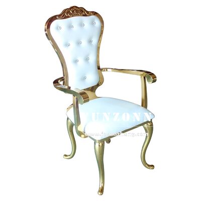 Good price Luxury Romantic Stainless Steel Wedding Chair for Banquets and Royal Princess Events for Living Room Apartment or Villa online