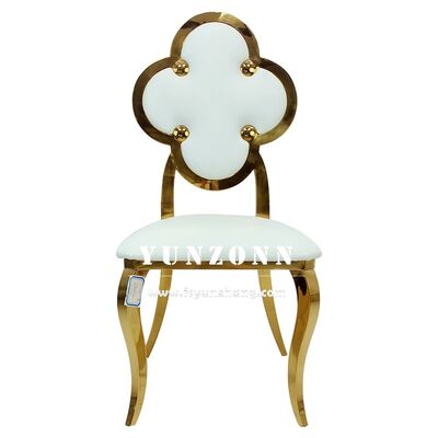 Good price Modern Gold Dining Chair High Quality Leather and Fabric Banquet Chair for Dining Room or Hotel for Outdoor Living Room Use online