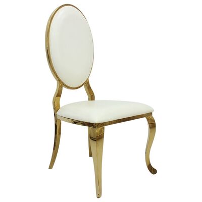 Good price Nordic Royal Hotel Chairs Luxury Round Back Wedding and Event Chair with Fancy High Back for High-Class Venues online