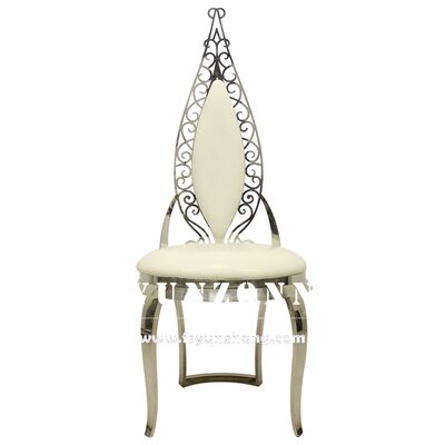 Good price Wholesale Modern Dining Chairs With New Carve Designs Luxury Steel Frame for Events Weddings Hotels Apartments Rental online