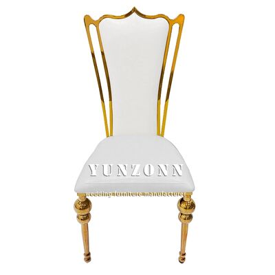 Good price Gold Ear Shape Stainless Steel Dining Chair and High Quality Hotel Banquet Chair online