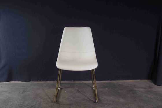 Good price Italian Modern Minimalist Dining Chair Padded Dining Room Chairs Simple Nordic Metal Legs online