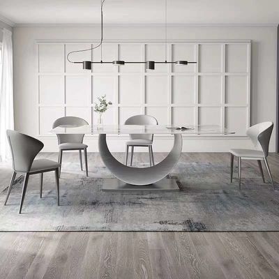 Good price Modern Rectangular Dining Table Chair Sets Nordic Marble Top Dining Set online