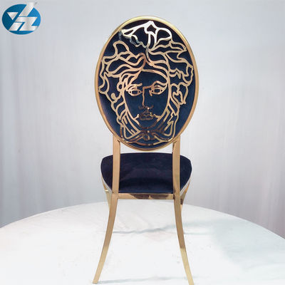 Good price Versache Back Black Velvet Dining Chairs Stainless Steel Golden Chair online