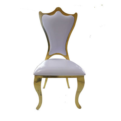 Good price Wedding Crown Royal Chair Event Bride And Groom Chairs OEM Synthetic Leather online