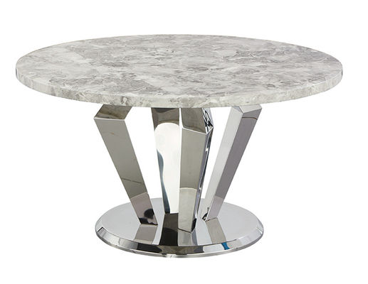 Good price Marble Top Luxury Modern Dining Tables Stainless Steel Dinner Table online