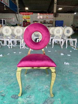 Good price Round Back Dining Chairs Special Design Stackable Function Banquet Chairs online